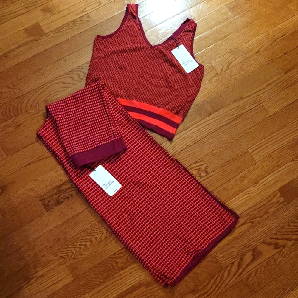 Zara co-ord set sz M Red
